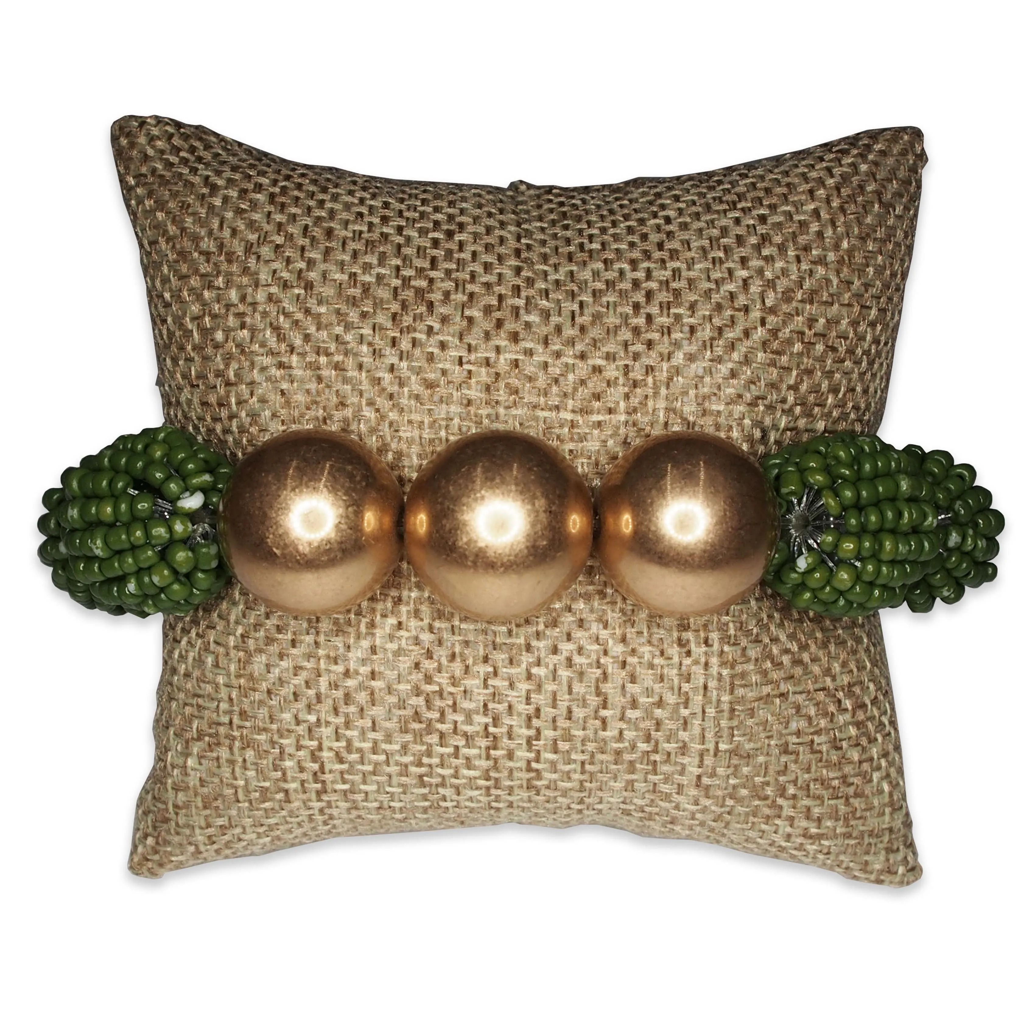 3" Burlap Fabric Pillow Displays
