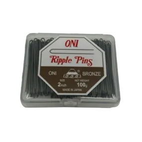 555 ONI Ripple Pins 2" (51mm) 100gms  Bronze