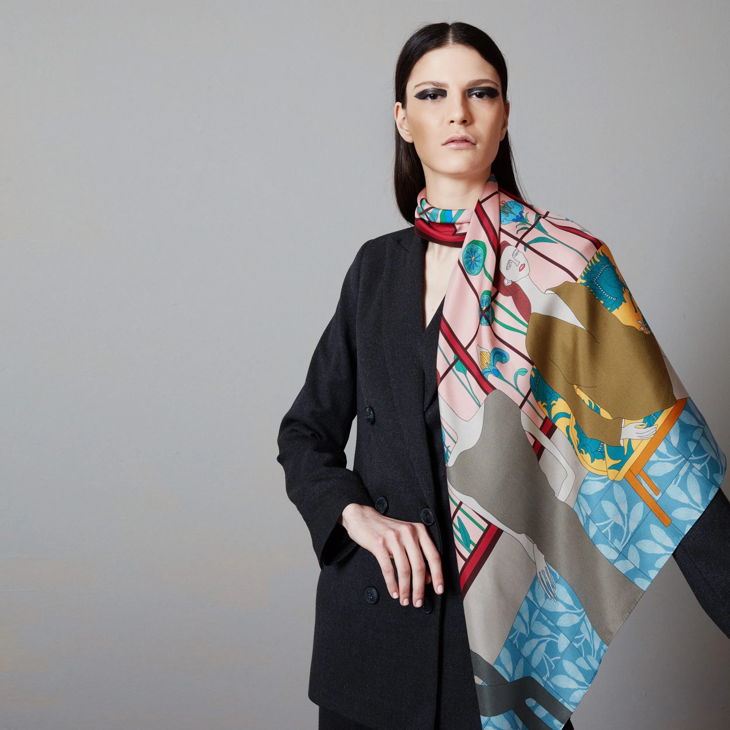Bloom | Silk Scarf 90cm