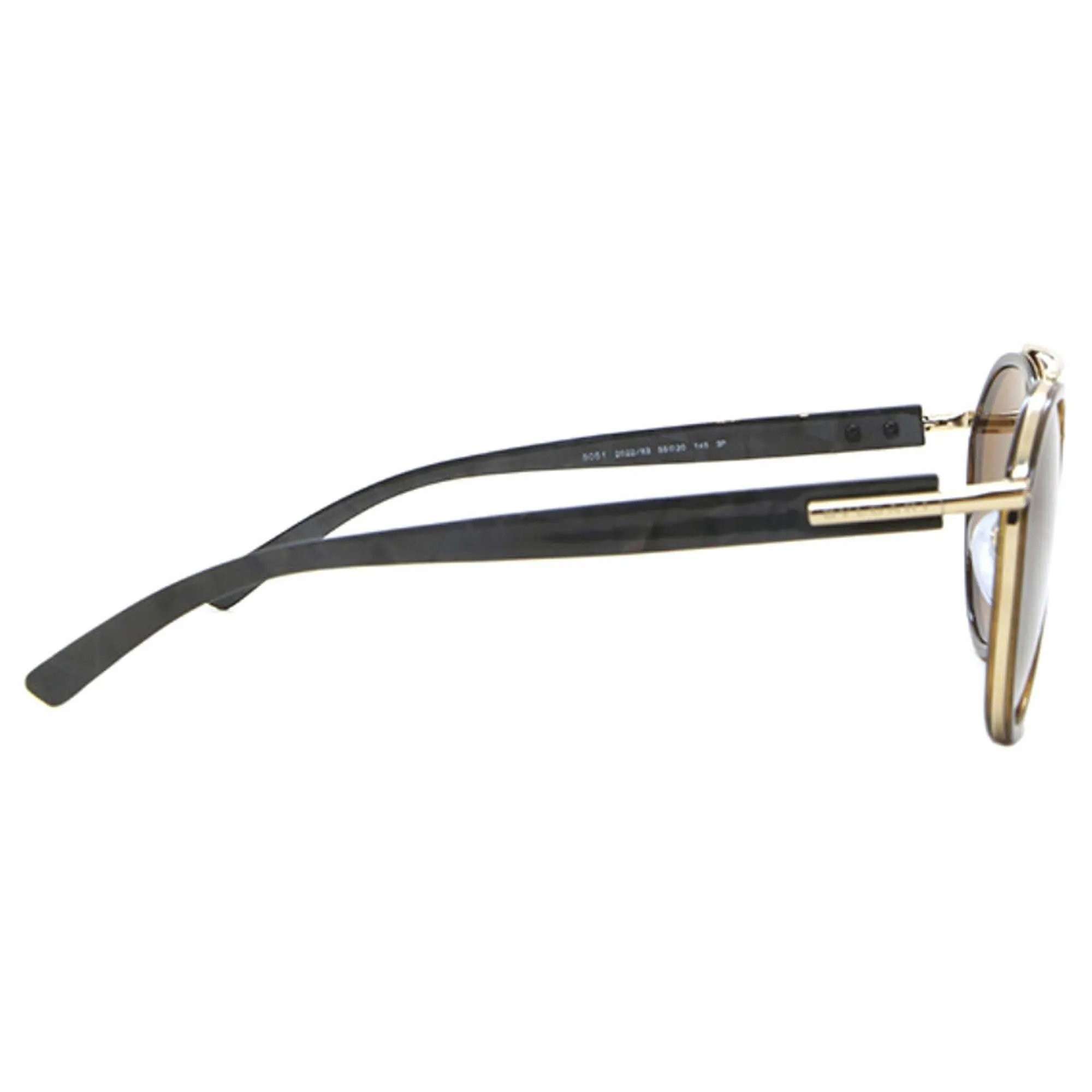Bvlgari Men's Sunglasses - Brown Polarized Lens Full Rim Metal Frame | BV5051 202283