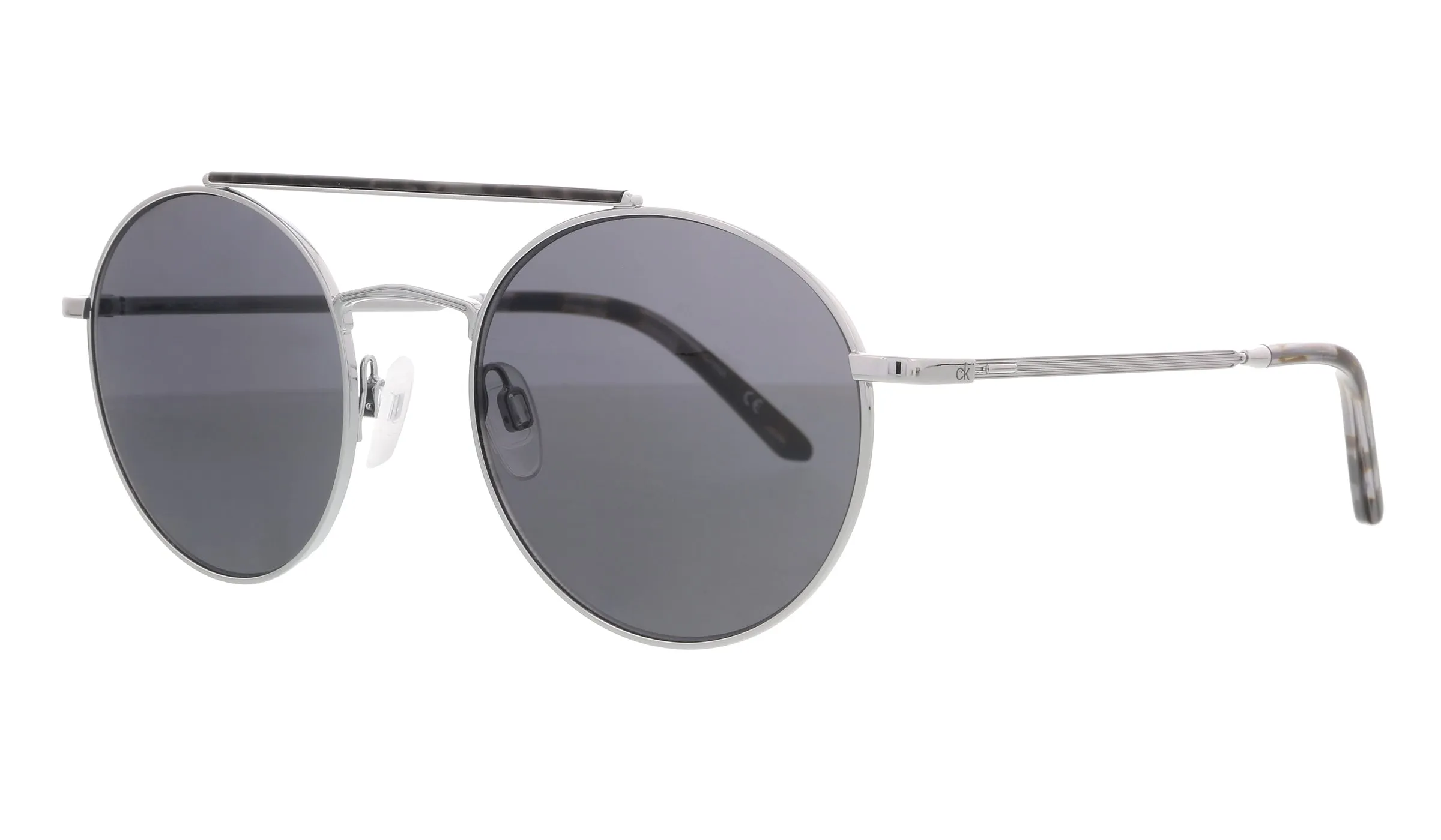 Calvin Klein CK20131S 45054 Light Gunmetal Round Sunglasses