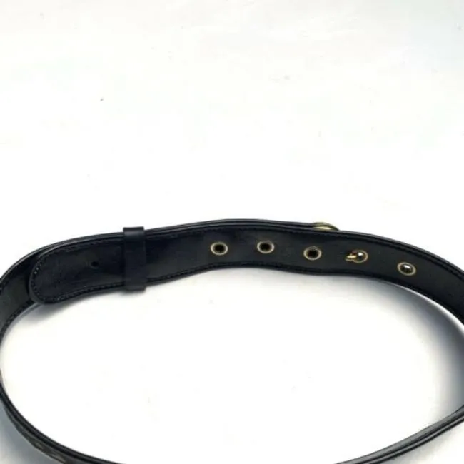 Dior Blue & Black Trotter Print Belt With Two-tone CD Buckle Belt