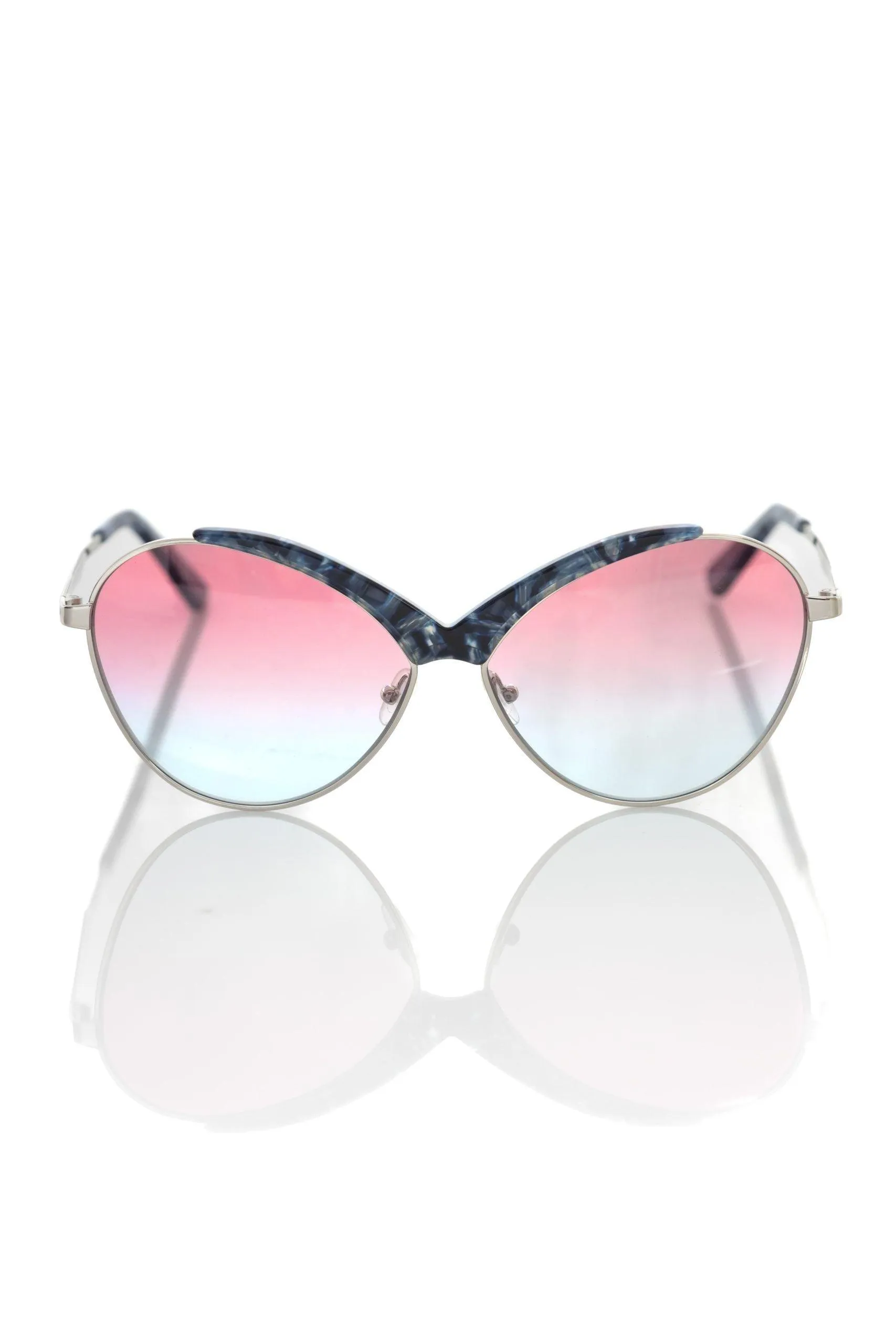 Frankie Morello Blue Metallic Fibre Sunglasses