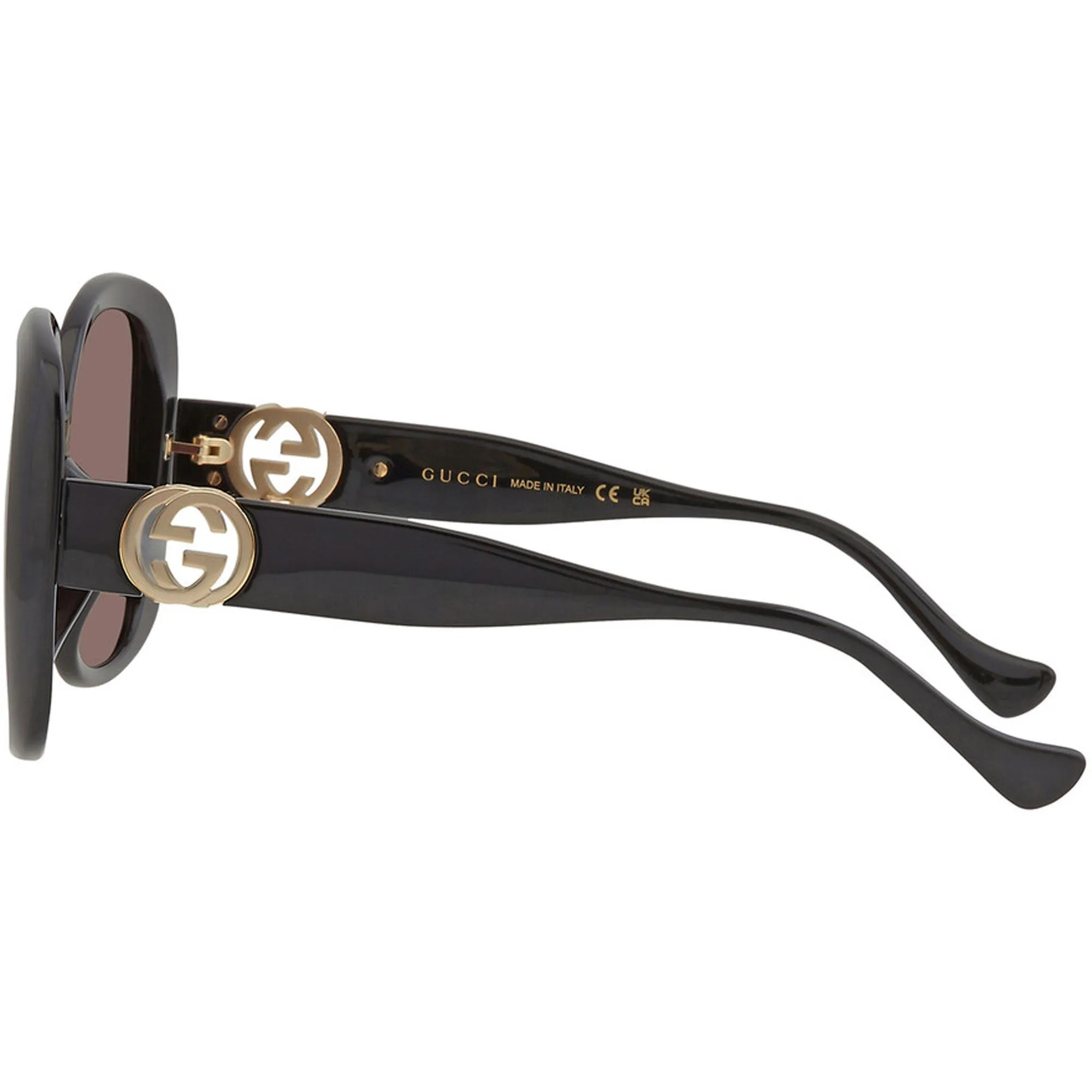 Gucci Women's Sunglasses - Plastic Lens Full Rim Black Plastic Frame | GG1029SA 005