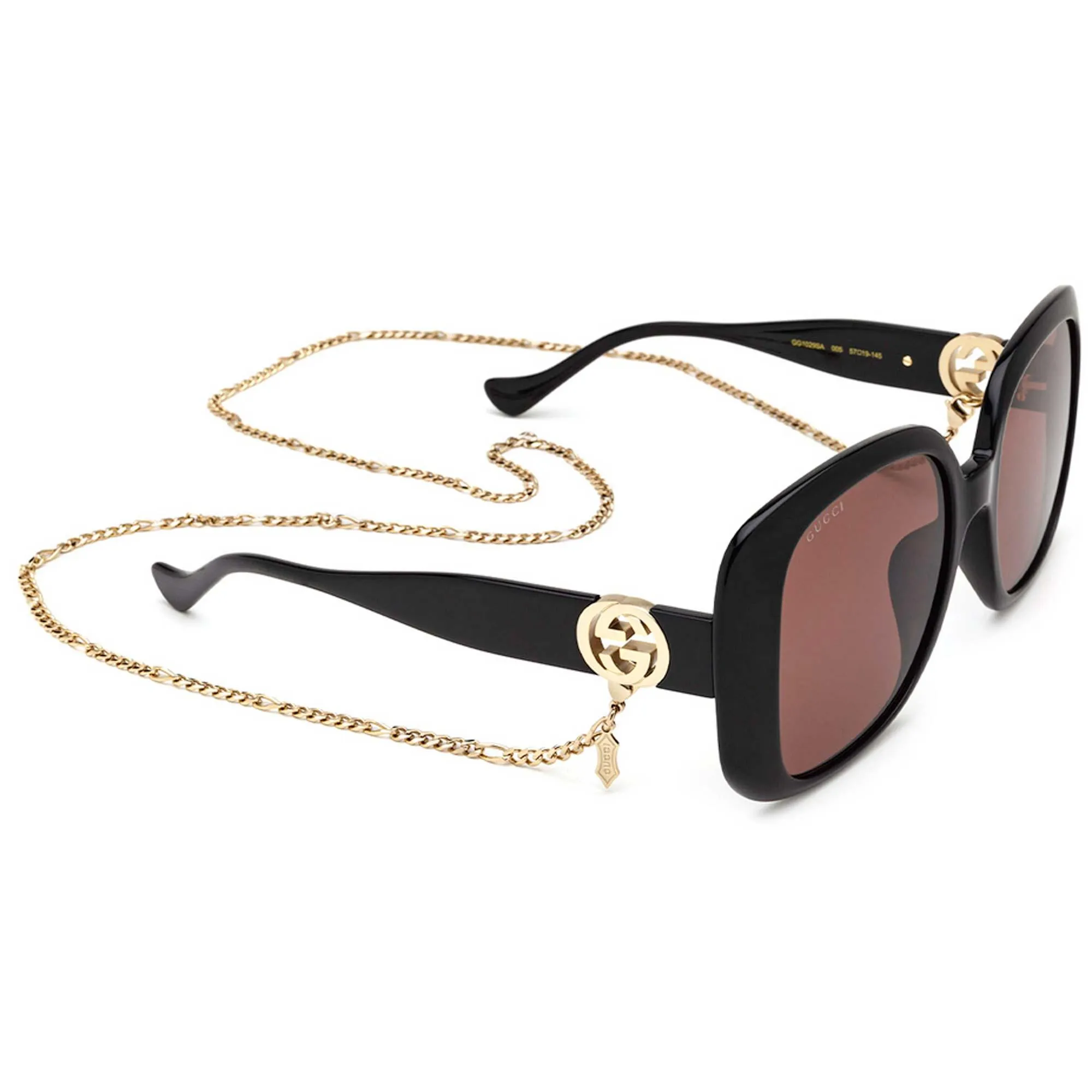 Gucci Women's Sunglasses - Plastic Lens Full Rim Black Plastic Frame | GG1029SA 005