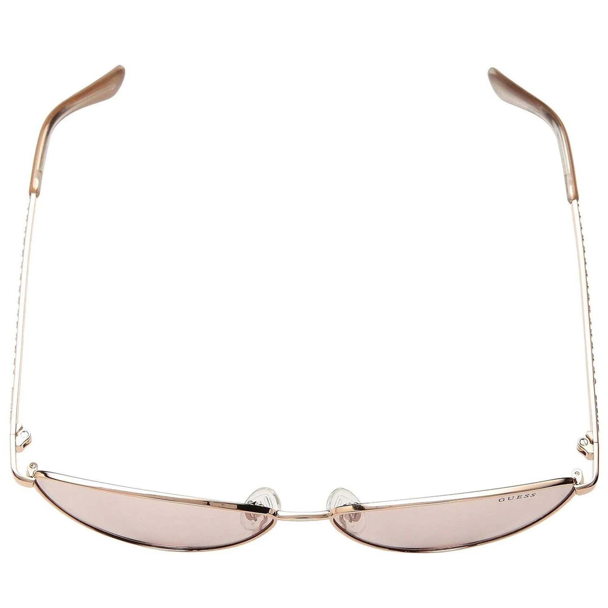 Guess Factory Women's Sunglasses - Bordeaux Lens Shiny Rose Gold Frame | GF6095 28T