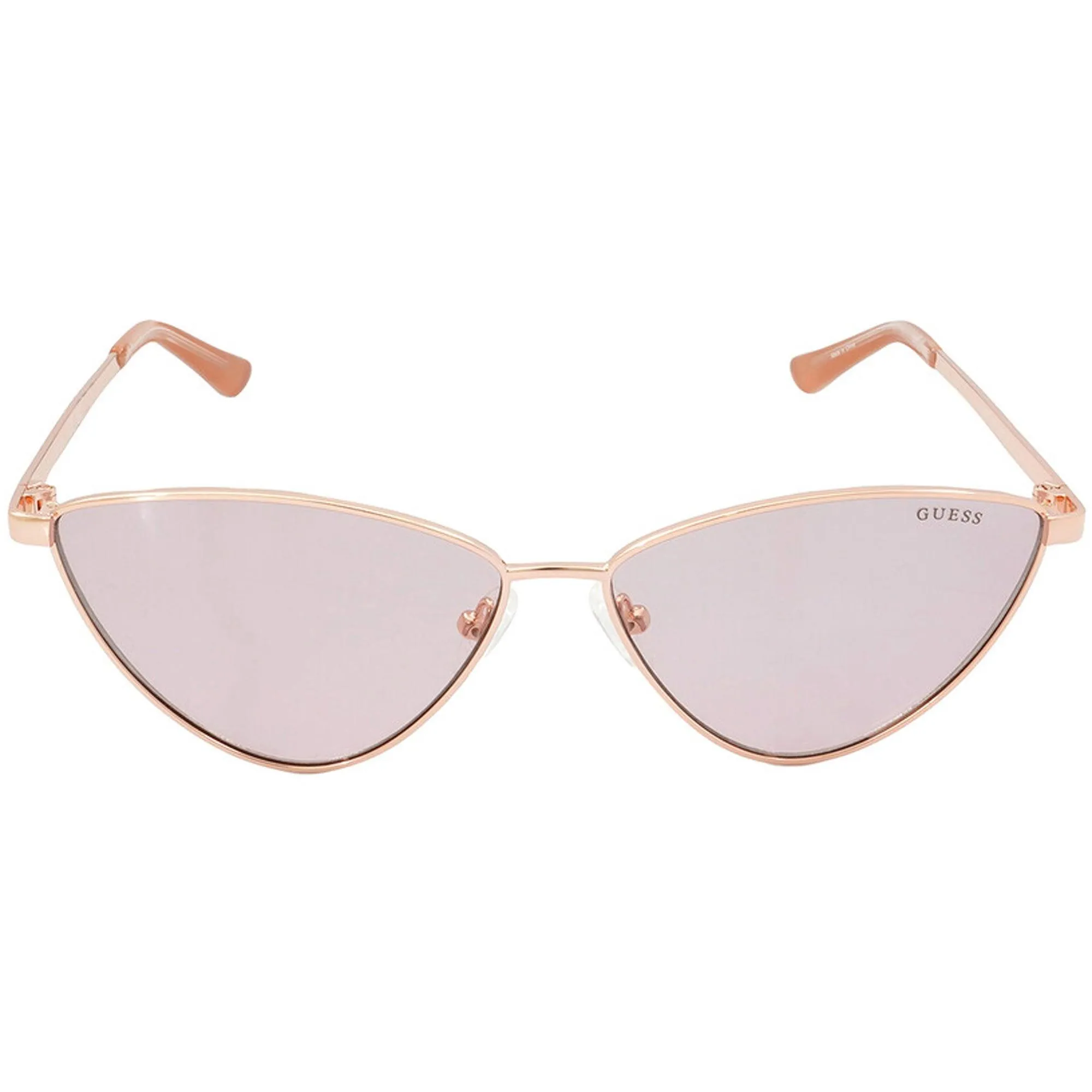 Guess Factory Women's Sunglasses - Bordeaux Lens Shiny Rose Gold Frame | GF6095 28T