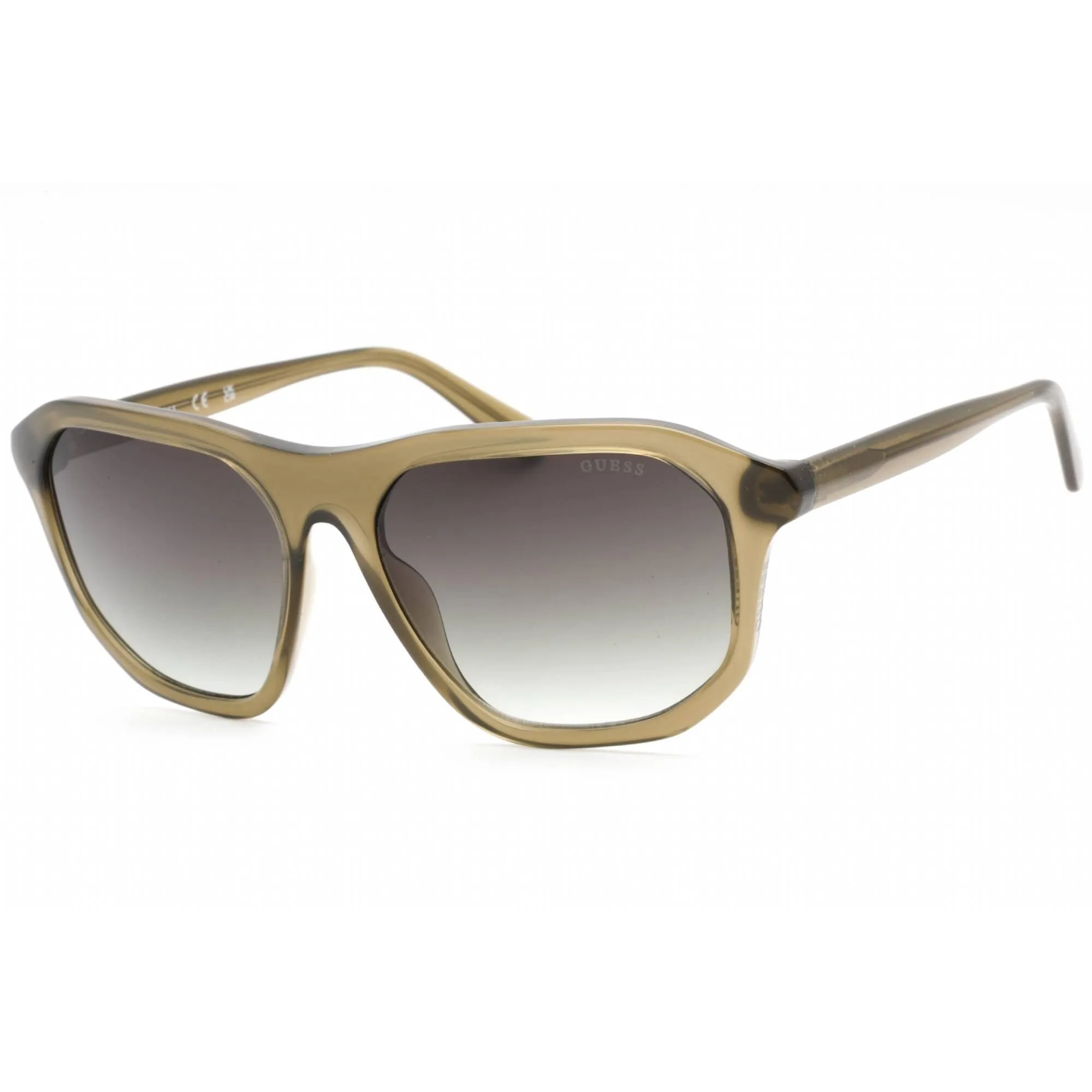 Guess Men's Sunglasses - Light Green Injected Propionate Square Frame | GU00057 95P