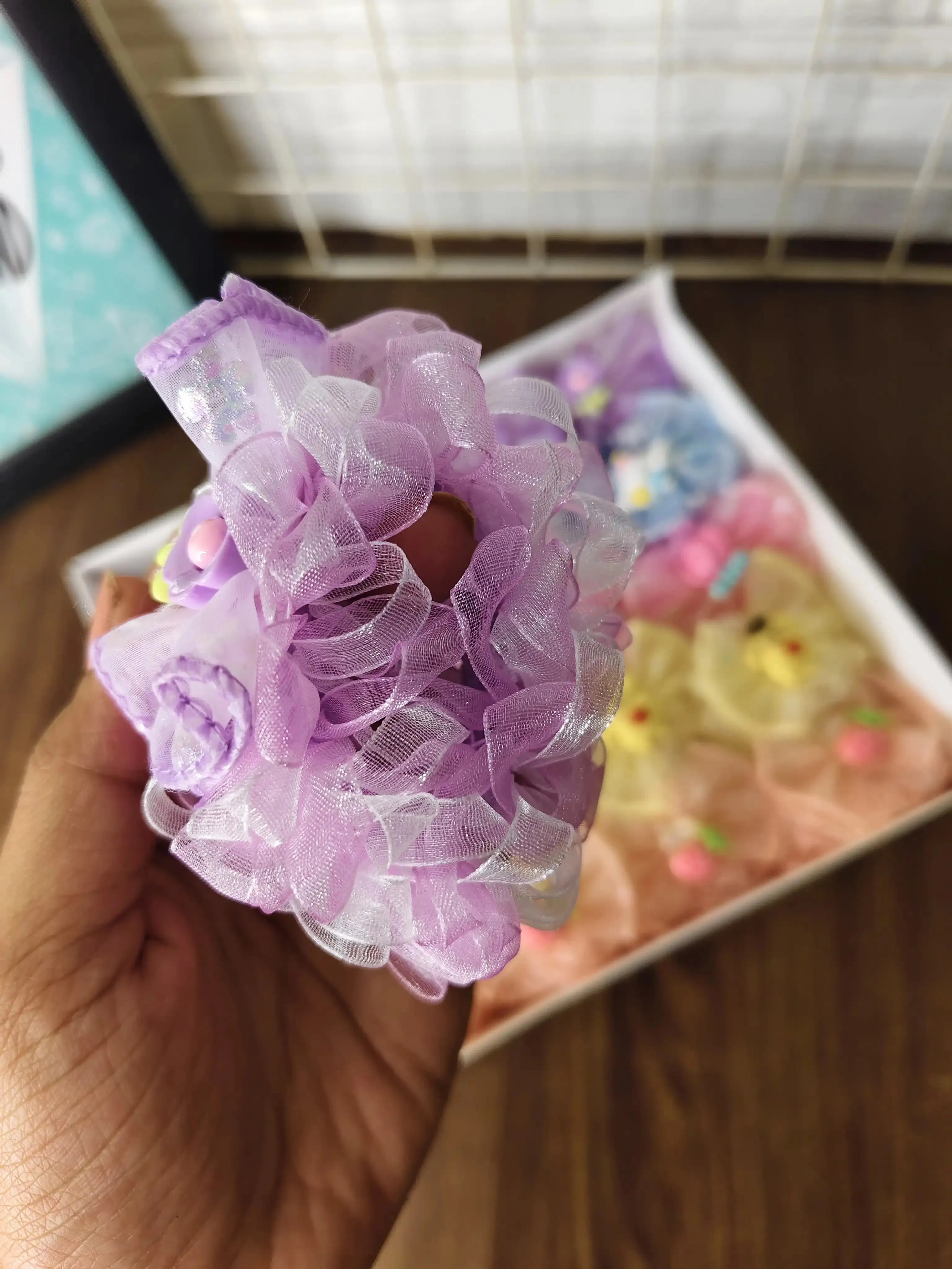 Hair ties with charms