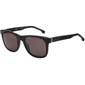 Hugo Boss Men's Sunglasses - Grey Lens Full Rim Black Acetate Frame | 1039/S 807/IR