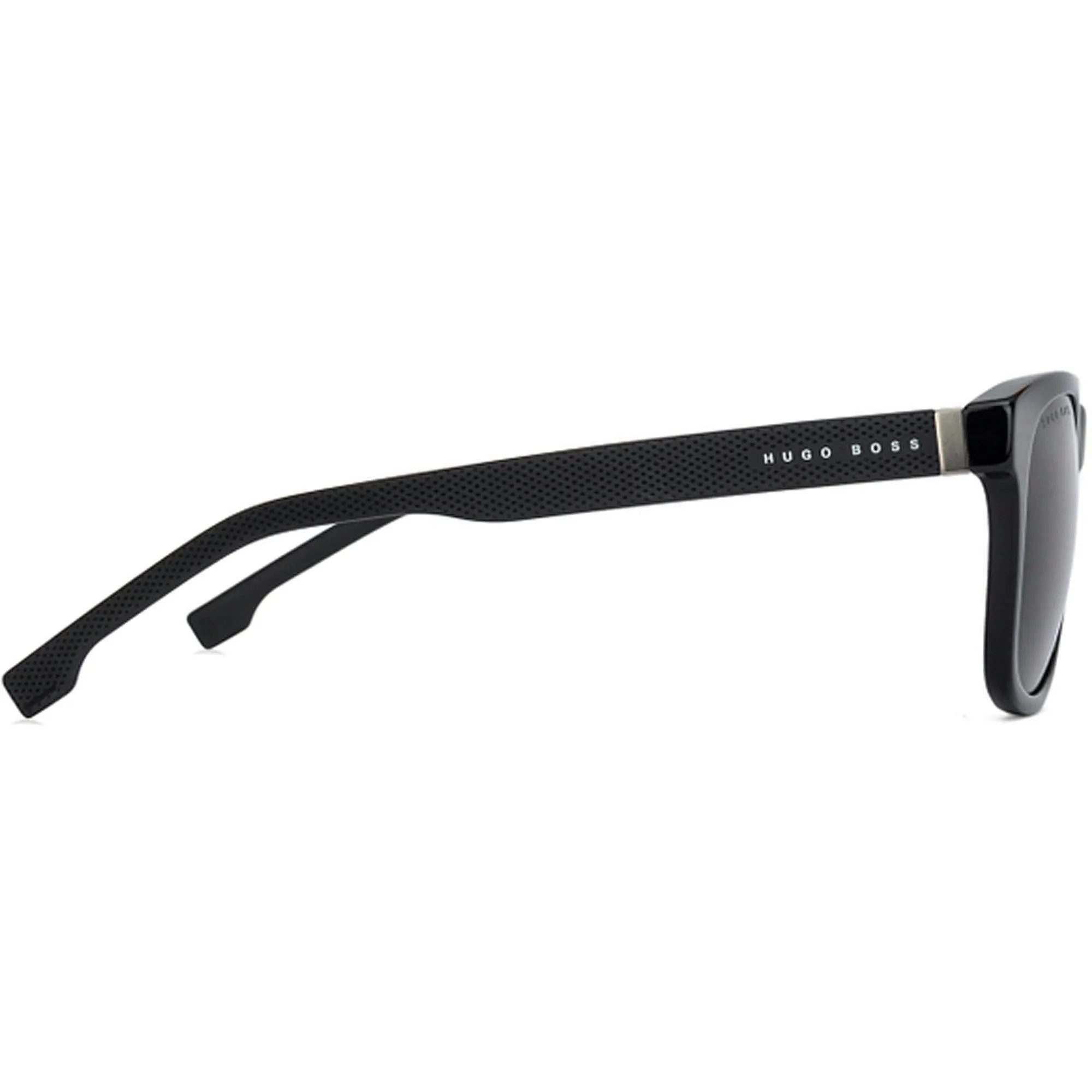 Hugo Boss Men's Sunglasses - Grey Lens Full Rim Black Acetate Frame | 1039/S 807/IR