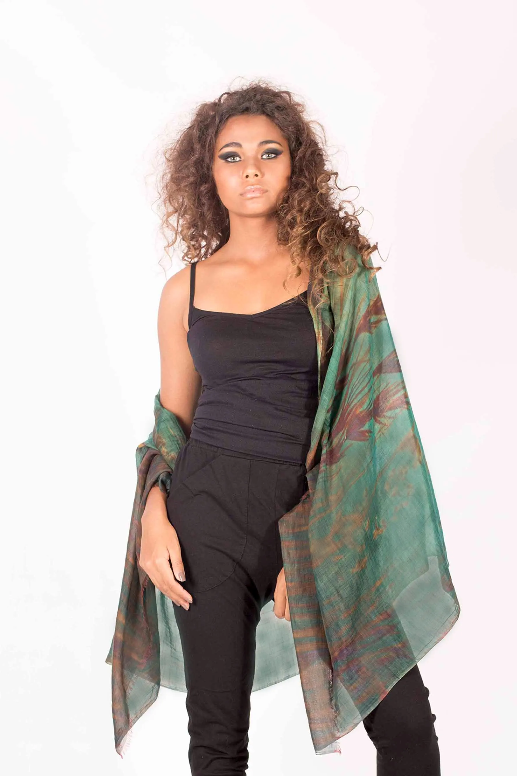 KANGAROO GRASS WOOL & SILK SCARF