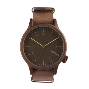 Komono Magnus Bronze Brown Watch