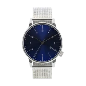 Komono Winston Royale Watch - Silver & Blue