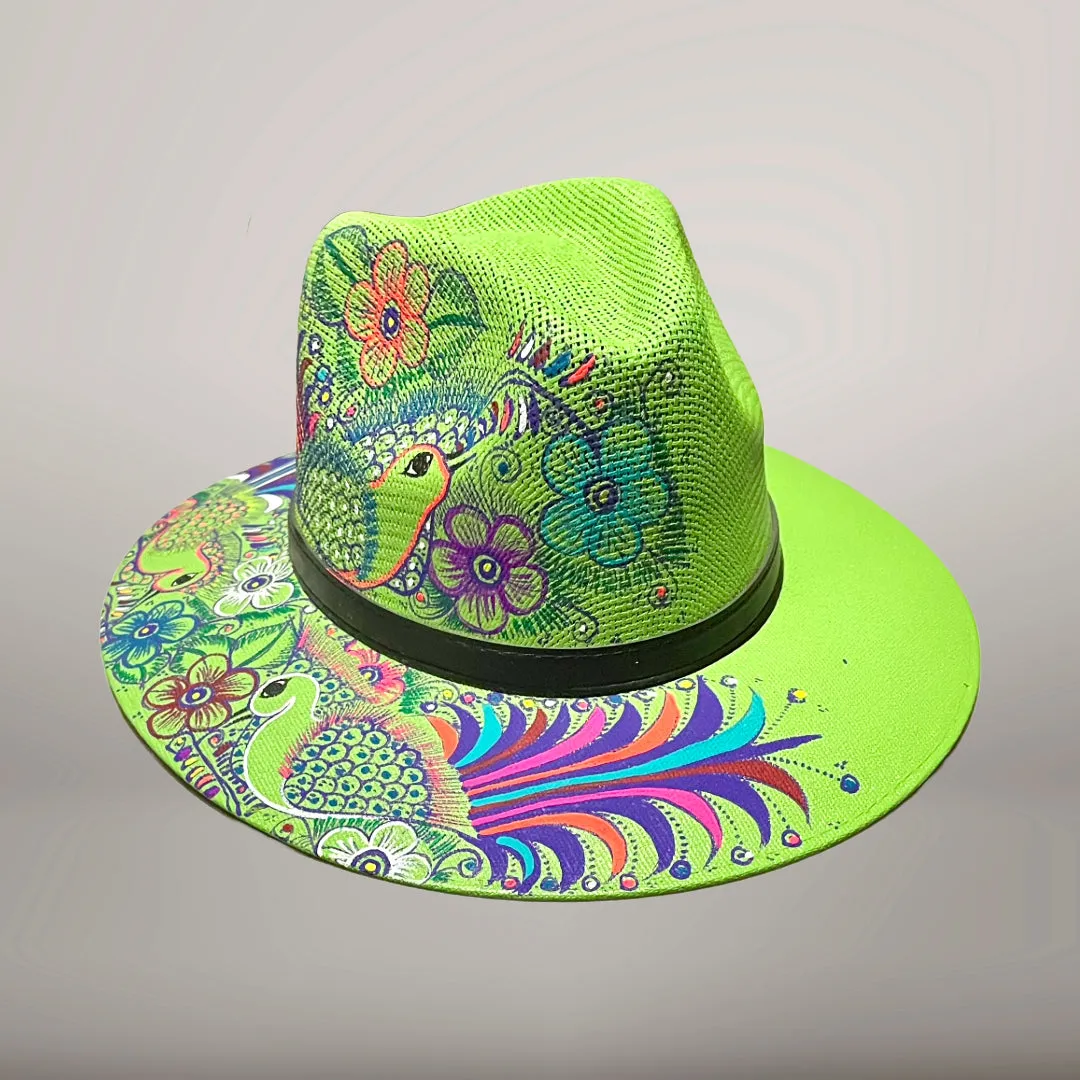 Mayan Hand-Painted Hat
