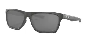 Oakley Holston Matte Dark Gray Frame - Prizm Black Lens - Polarized Sunglasses