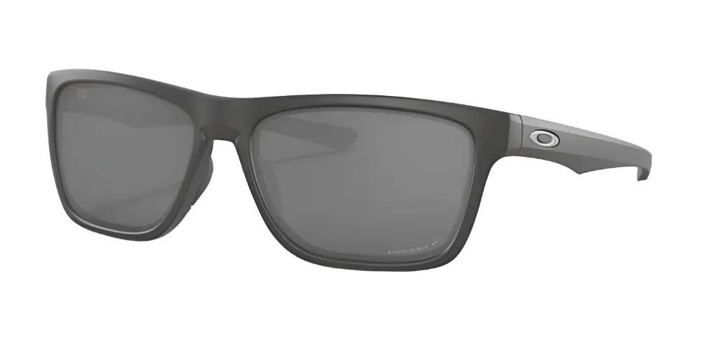 Oakley Holston Matte Dark Gray Frame - Prizm Black Lens - Polarized Sunglasses