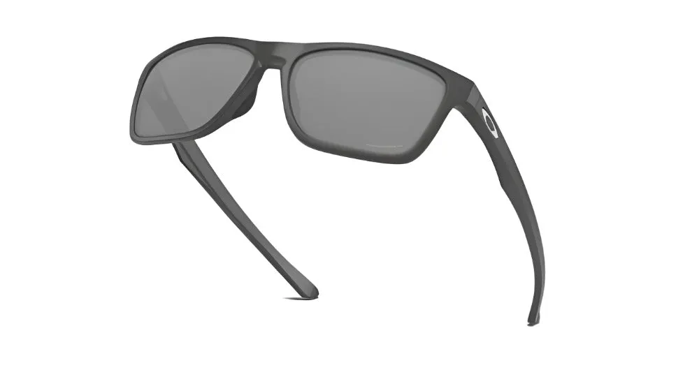 Oakley Holston Matte Dark Gray Frame - Prizm Black Lens - Polarized Sunglasses