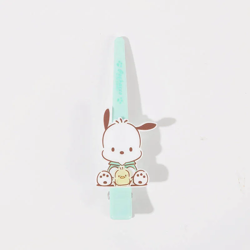 Sanrio Illustration Acrylic Alligator Bang Hair Clips