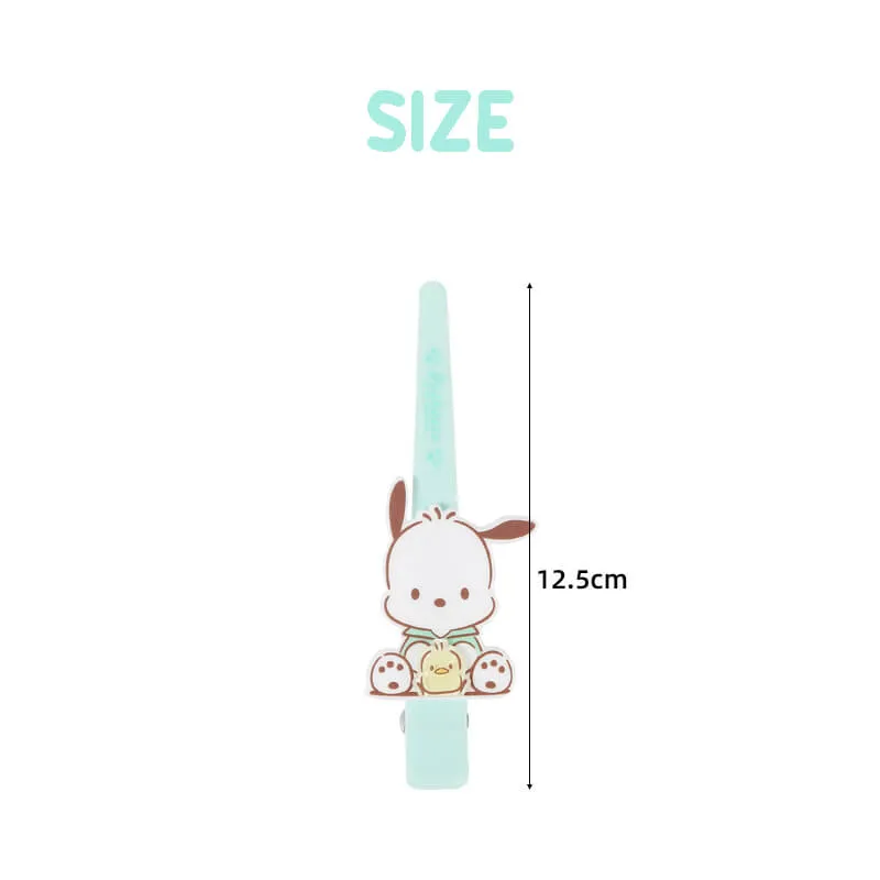 Sanrio Illustration Acrylic Alligator Bang Hair Clips