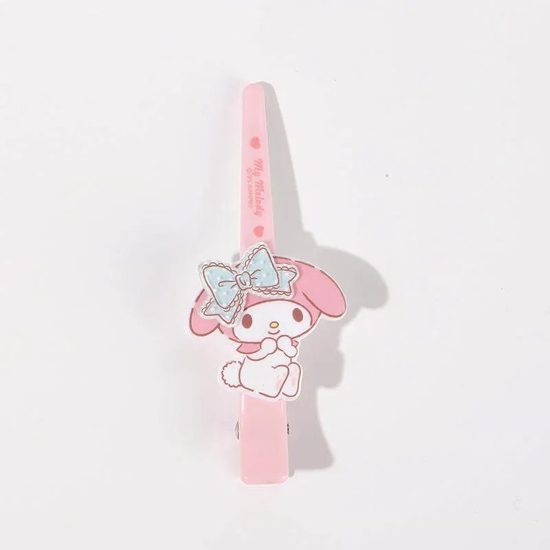 Sanrio Illustration Acrylic Alligator Bang Hair Clips