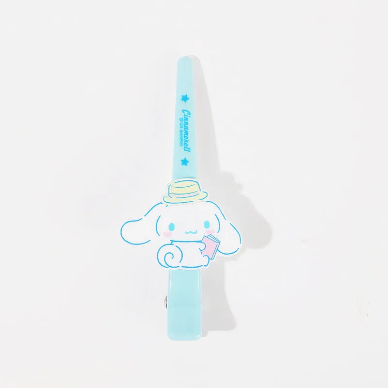 Sanrio Illustration Acrylic Alligator Bang Hair Clips