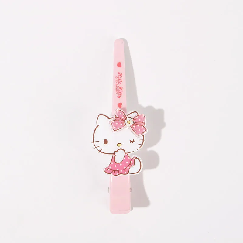Sanrio Illustration Acrylic Alligator Bang Hair Clips