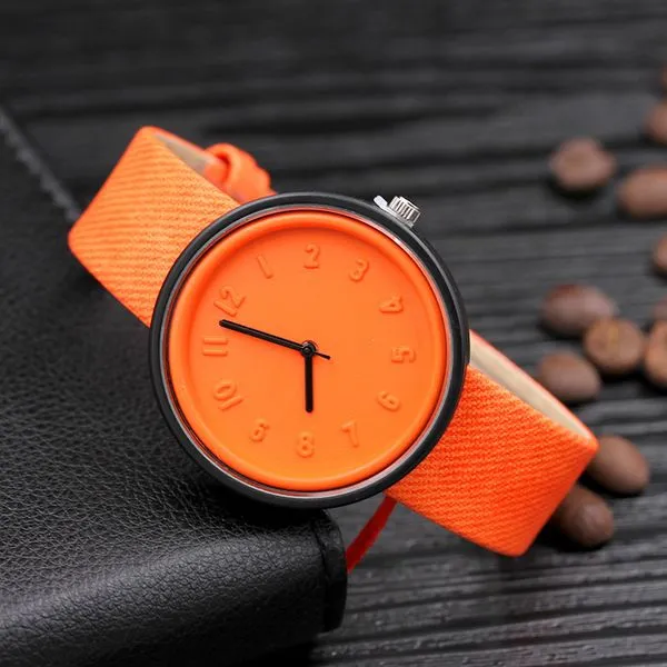 W100 Orange Band Esquire Collection Quartz Watch