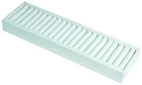 White Faux Leather 18 Slot Tray for Bangles/Rings