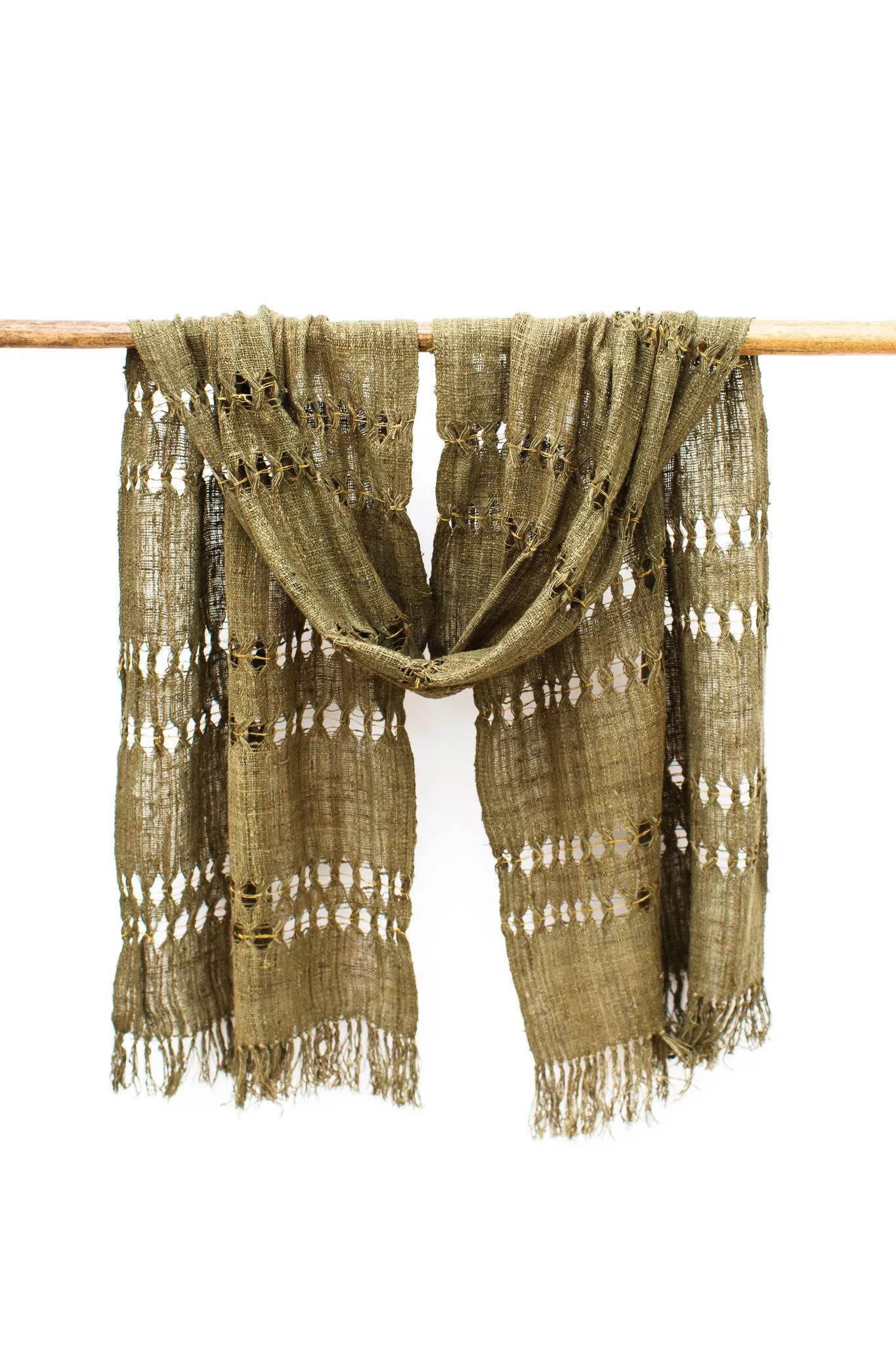Wild Silk Spider Weave Scarf, Psaidia